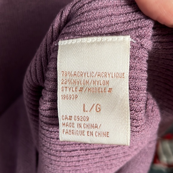 Cleo petite knitted turtleneck sleeveless sweater, petite large - Picture 2 of 4